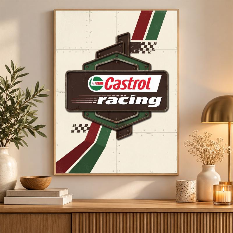 Castrol Diamond Painting Kit 5D Full Drill DIY Diamond Mosaic Wall Art Home Decor