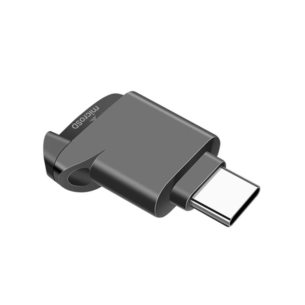 

Type-C 2.0 TF Card Mini Reader External Storage Black Stretch for Memory Stick USB C 2.0 For Iphone 17 16 Mini TF Card Reader