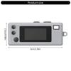 Mini-Kamera-Schlüsselanhänger Kleine Designs Leichter Digital-Kamera-Schlüsselanhänger für Outdoor-Abenteuer & Tägliche Aufnahmen