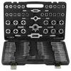 Tap and Die Set, 110-Piece Include Metric Size M2 To M18, Bearing Steel Taps and Dies, Essential Threading Tool for Cutting External Internal Threads,