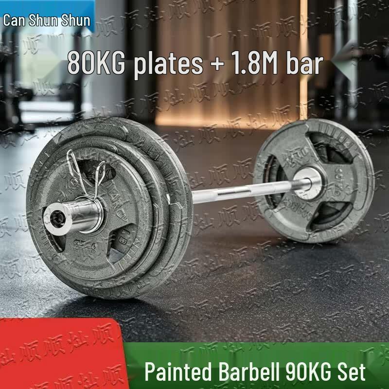 Canshunshun Painted Detachable Olympic Barbell Set