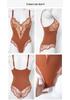 European & American V-neck Lace Body Shaper: Women's Breathable Tummy Control Camisole