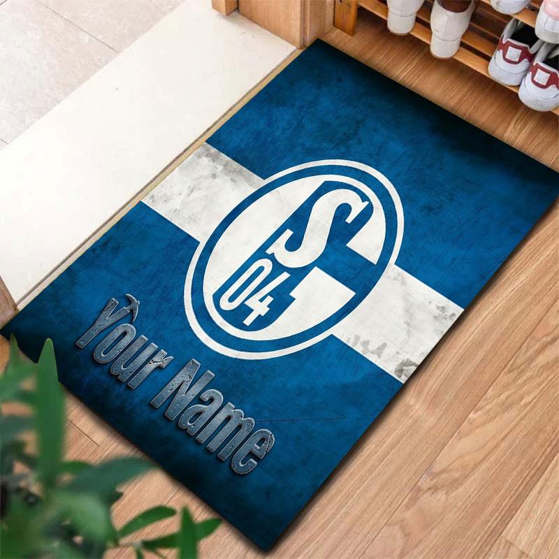 FC Schalke 04 Custom Name Carpet Rug for Living Room Bedroom Home Sofa Decoration,Kids Play Non-slip Floor Mat