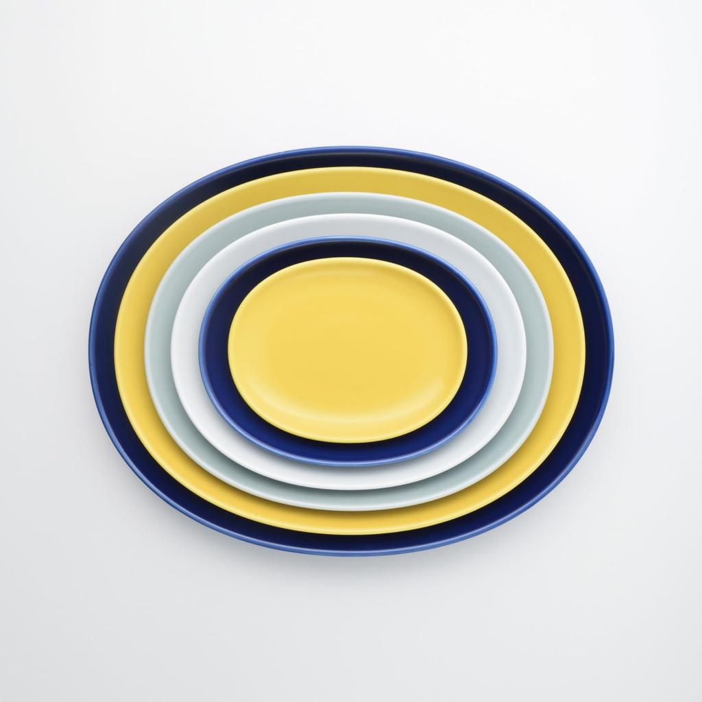 Saikai Pottery Hasami Ware Common Common Plate Dish Oval White Diameter Approximately 19cm Microwave Dishwasher Safe 17040 (Saikaitoki)