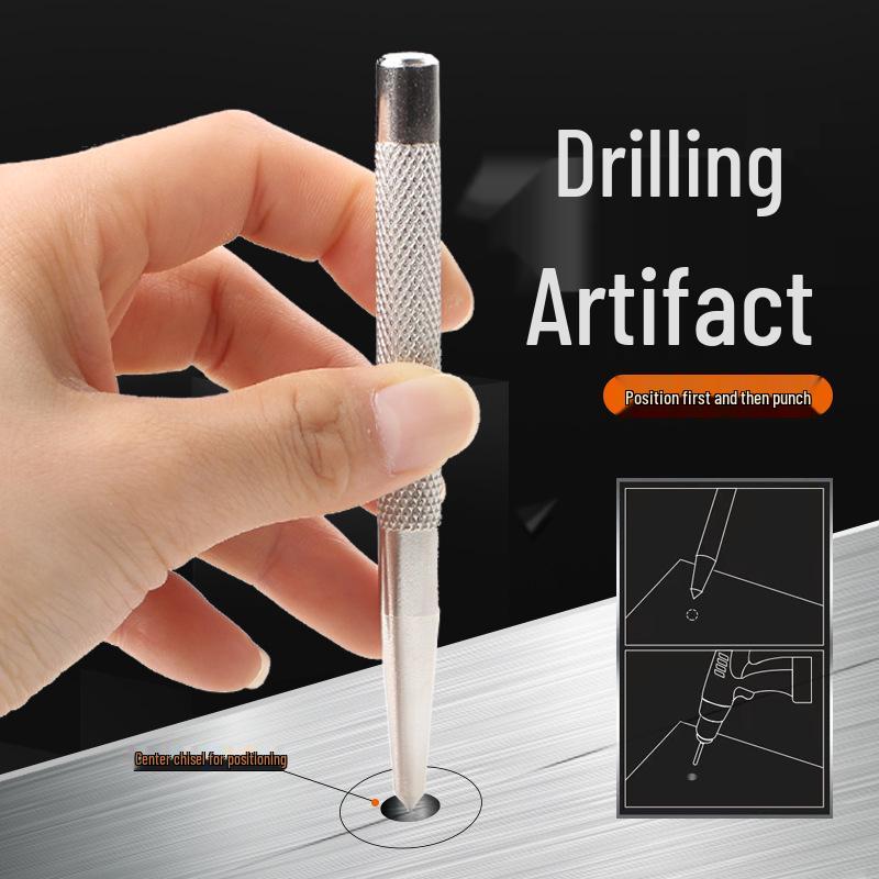 High Hardness Center Punch, Positioning & Drilling Hole Locator, Sharp Fitter Chisel Punch