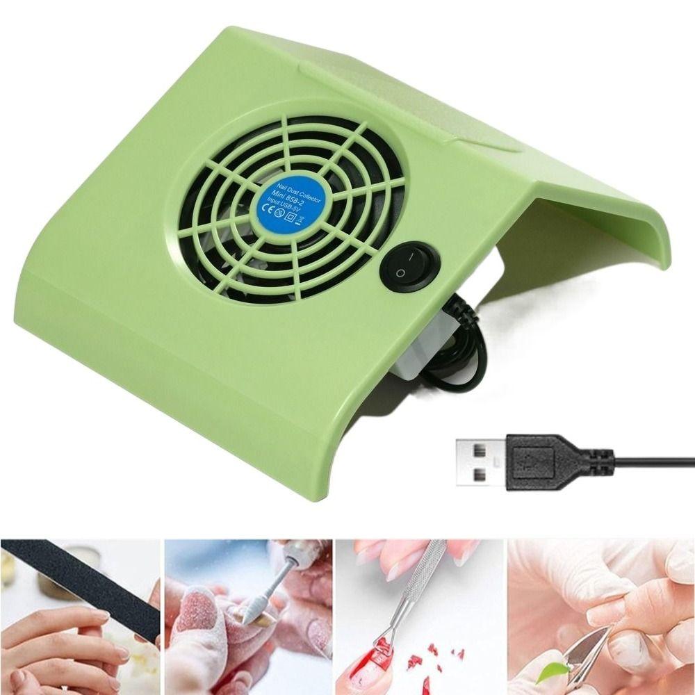 Strong Power Nail Art Dust Collector USB Manicure Machine Tools for Nail Art Salon