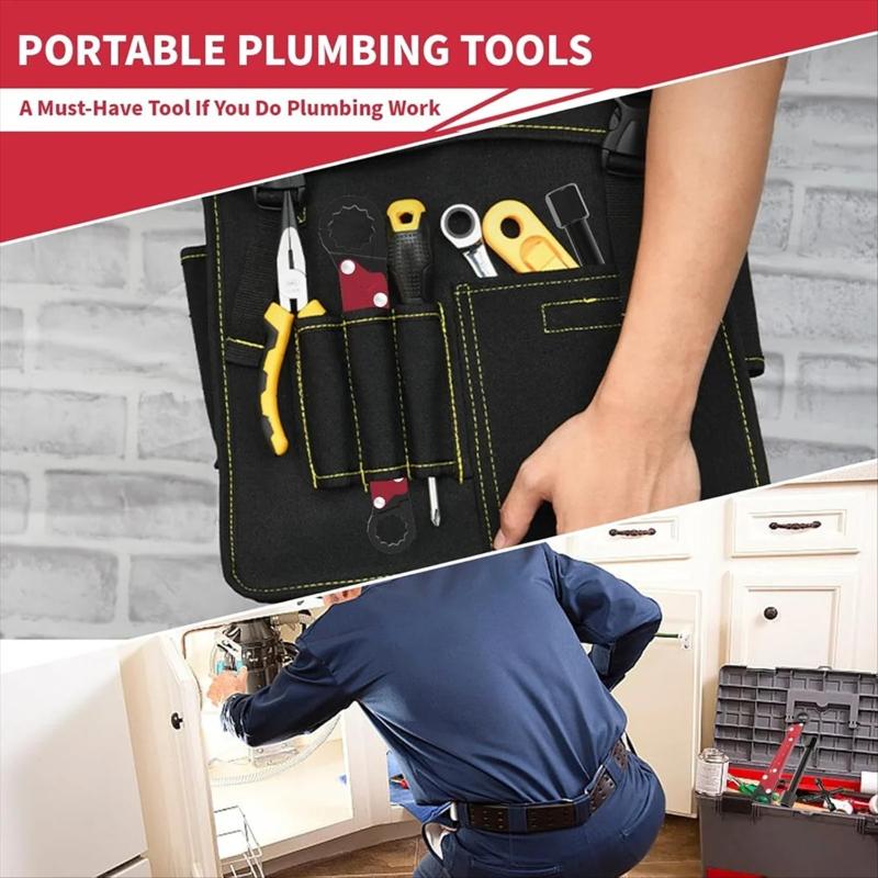 Double End Stop Wrench, Pipeline Maintenance Wrench Tool Set, Practical Corner Wrench Set for Water Tank Stop Wrench