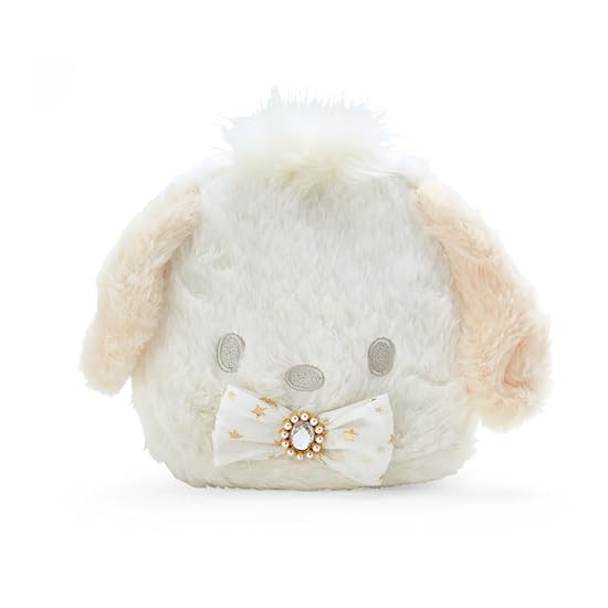 SANRIO Pochacco Pouch 15×19.5×6cm White Design Series Character 208850 SANRIO B0CPB1M6ZC