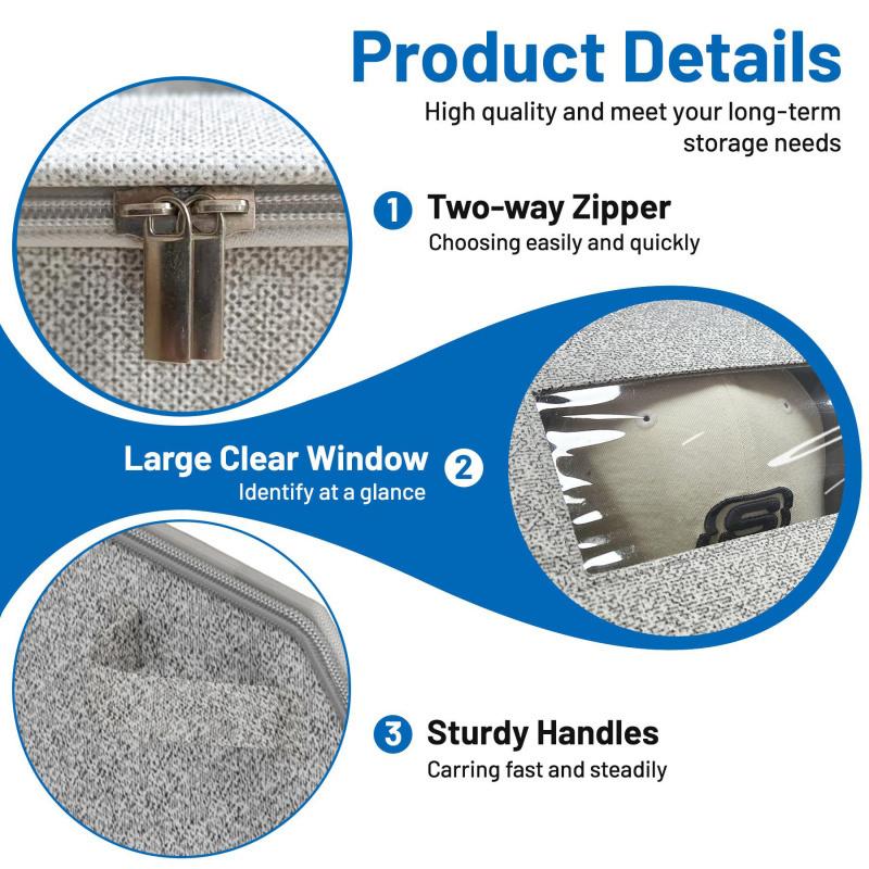 1pc Large Capacity Baseball Cap Storage Box - Space-Saving Easy Access for Closet Bedroom Entryway