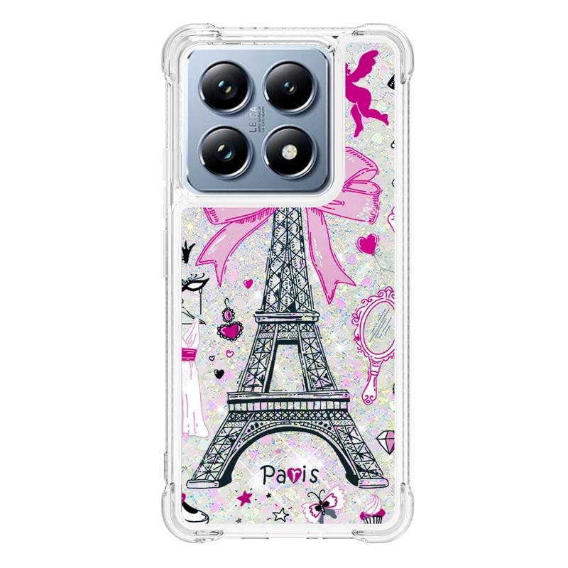 Coque 14T Pro sur Pour Fundas Xiaomi 14T Pro Coque Paillettes Bling Dynamique Liquide Pour Xiomi Xiaomi14T 14TPro Étuis de Téléphone Fundas