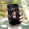 Phone Case: 2D flat, suitable for iPhone 18, 17, 16, 15, 14, 13, 12Pro protective case, hoodie anime girl, perfect Christmas and Halloween holiday gif