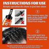 Styling Hair Wax, 3X 2-In-1 with Comb, Long-lasting Fluffy Men's Hair Styling Gel Tool