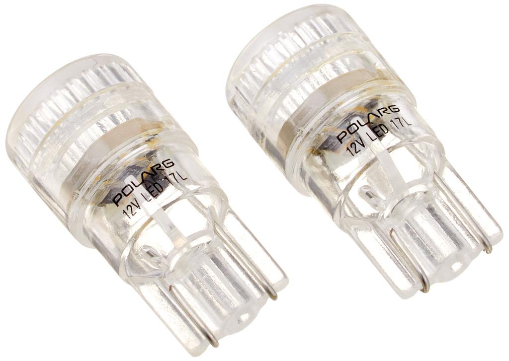 POLARG High Power LED T10 LED 12V White of P2314W [J-55] (4800K) (Pack 2) [Part Number]
