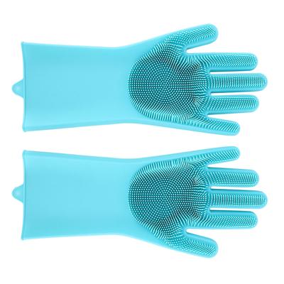 2Pcs Pet Cat Dog Bathing Massage Shower Gloves Multifunctional Cleaning Brush