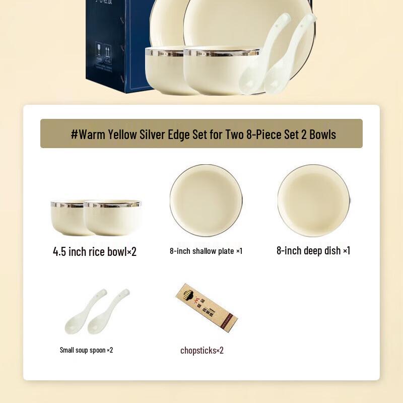 Love and Peace Ceramic Dinnerware Set