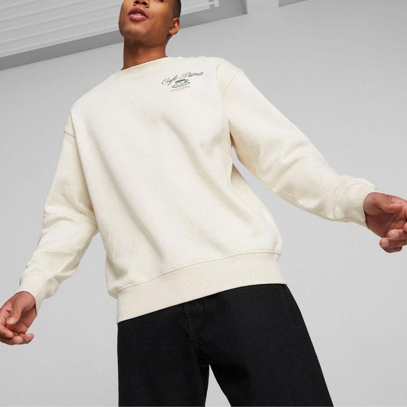 PUMA Classics Cafe Puma Crew Fl Unisex 626321-90