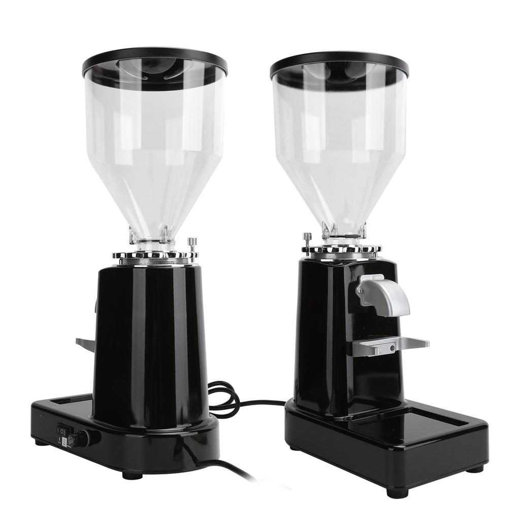 Electric Coffee Grinder Coffee Bean Mill Grinding Machine for Commercial Home Use Black