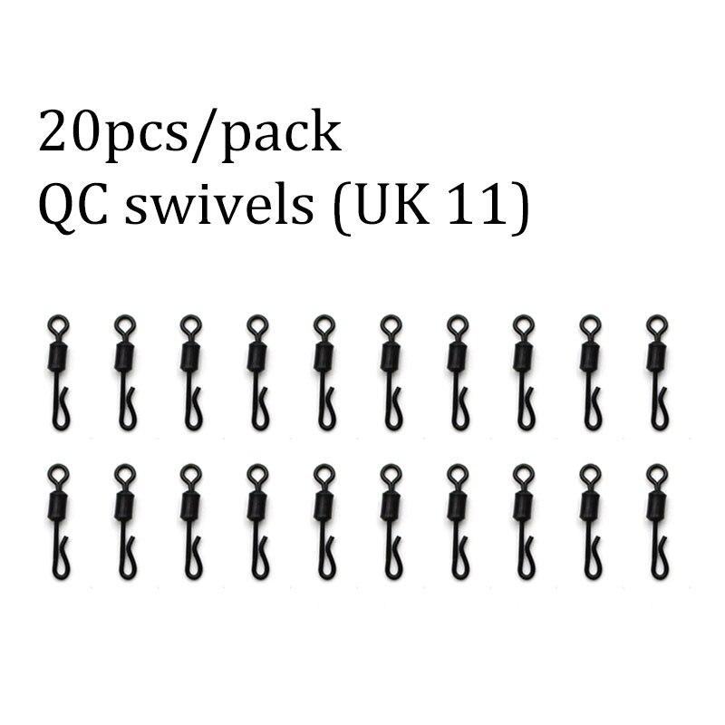 Carp Fishing Accessories Small Buffer Beads Fit For Fishing Swivel 11 Stop Beads Carp Hair Rigs Anti Tangle Connector Tackle