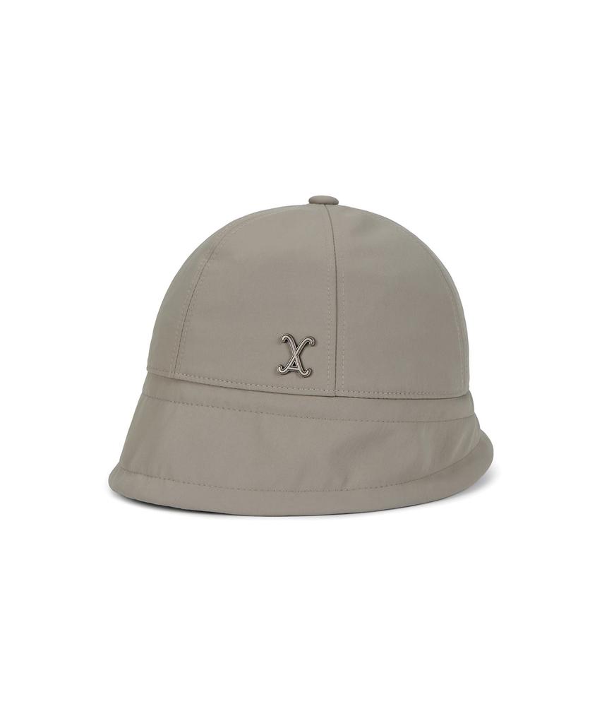 Bajal Va Curved Studded Nylon Bonnet Hat Warmtaupe
