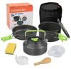 Oem Outdoor Water Kettle Camping And Picnic Equipment Complete Set Of Pots Portable Butane Stove For Outdoor Tea Brewing Pot