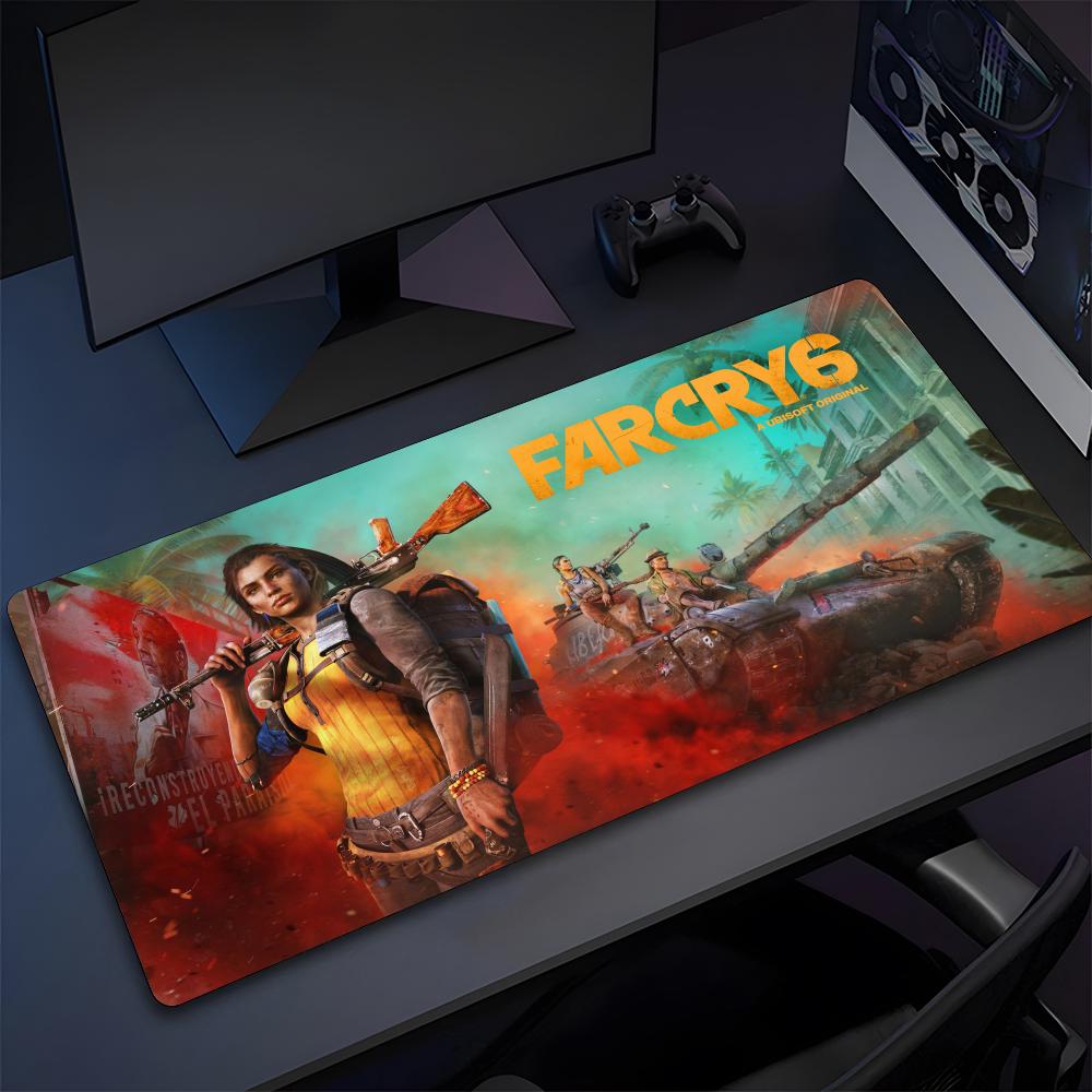 Podložka pod myš Far Cry 6 Vysoce kvalitní podložka pod myš z přírodní gumy Nejprofesionálnější omyvatelná podložka pod myš pro notebook