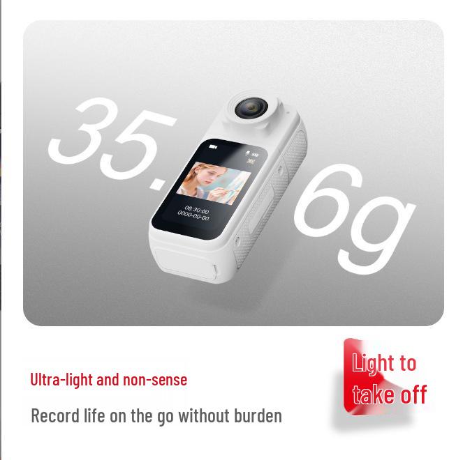 1080p Mini Sports Camera - Portable HD Thumb Recorder with Large Screen for Cycling