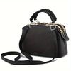 Small Elegant Floral Handbag Fashion Elegant Floral Embroidered Handbag For Women Shoulder Crossbody Bag Polyester Lined With Zipper Closure