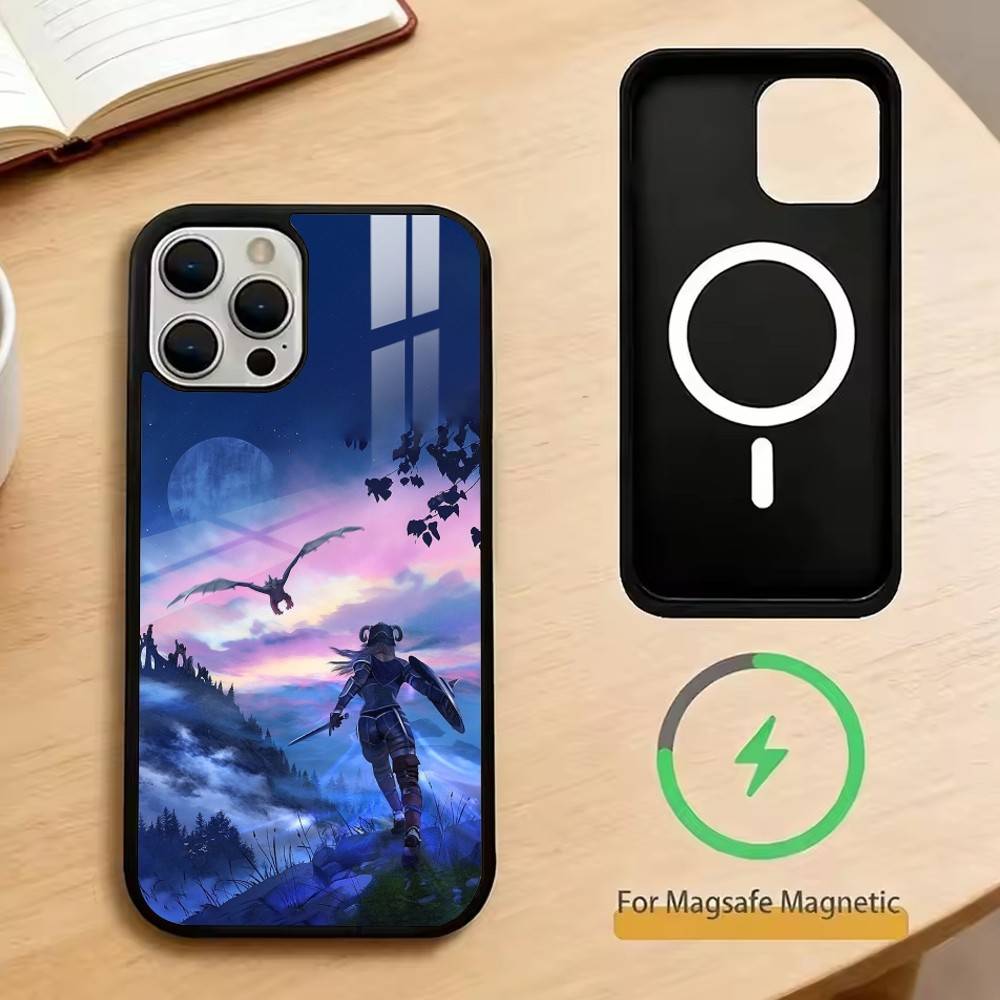 Dragonborn Phone Case For iPhone17,16,15,14,13,12,11 Plus,Pro Magnetic with Magsafe Wireless Charging