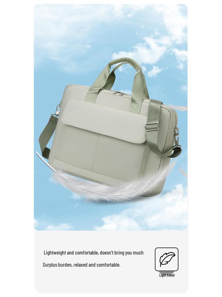 Xiaoxin 13-16 Inch Schokabsorberende Fleece Laptop Crossbody Tas