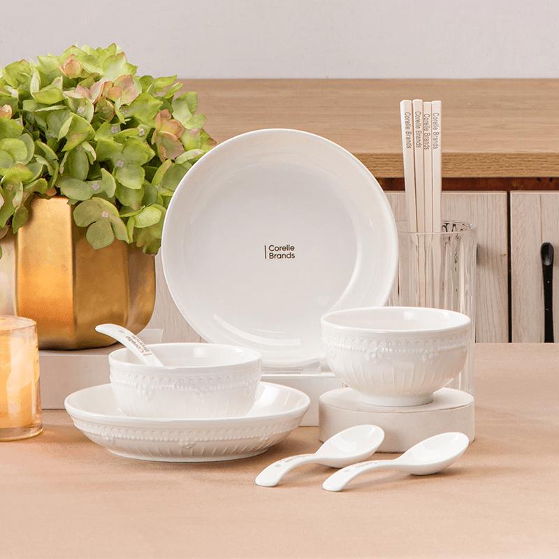 Corelle Benini Master Series 8-Piece Dinnerware Set