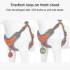 25-26 New Pet Dog Harness Leash Set Reflective Adjustable Puppy Harness