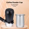 54mm Coffee Powder Feeder Coffee Powder Cup Compact Size Lightweight Aluminum Alloy Easy Cleaning Anti Flying for Home