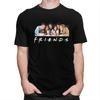 Custom TV Show Friends T Shirts for Men Pure Cotton Tees Tshirts Short Sleeve Fashion Tshirt Clothes
