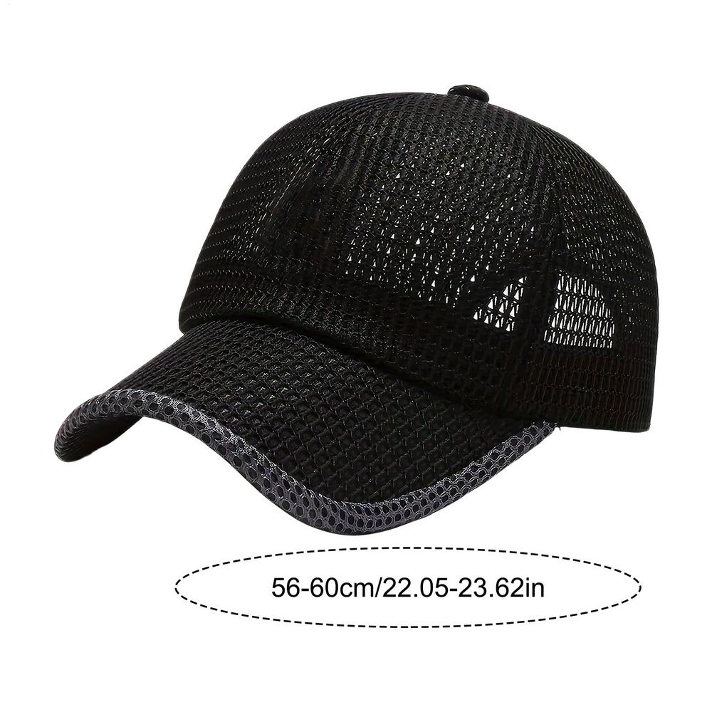 Quick Dry Trucker Baseball Cap Sun Protection Running Cap for Men Women Outdoor Hiking Backpacking Walking Travel