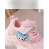 Spring and Autumn Princess Shoes Girls Super Soft Sneakers Children's Mesh Shoes Foreign Style Lighting Soft Sole Running Shoes Trendy