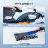 Car Snow Shovel Stainless Steel Car Windshield Ice Scraper Car Window Snow Cleaning Tool