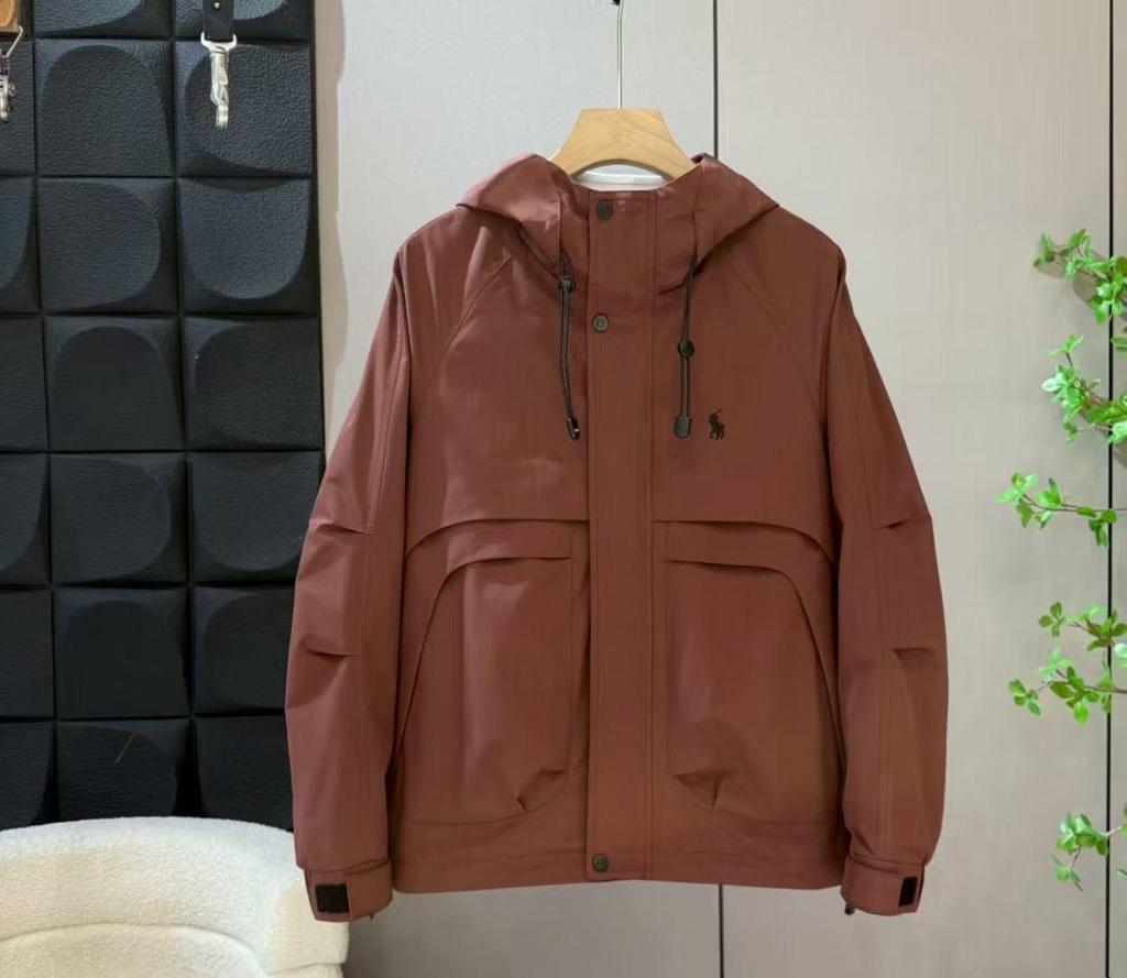 2025 Spring Men's Versatile Hooded Windbreaker Jacket Coat – Trendy Workwear Style for Autumn