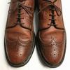 Sears 80s Vintage Wingtip Business Shoes CAS’T PAW Heel Size 8.5D Brown(USED)
