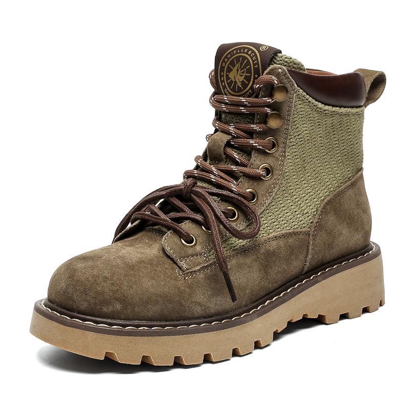 Fashion Thick soled casual men's boots Trendy Designer  Styles Leisure Outdoor Fashion Party Autumn Winter Daily genuine leather Shoes