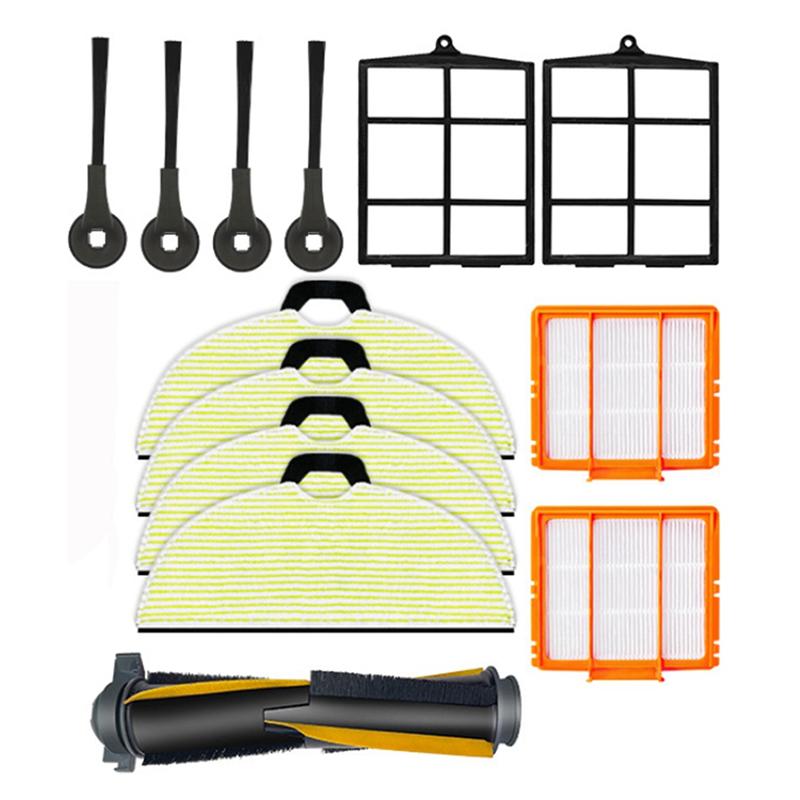 

A65T-Roller Filter Side Brush Kit Vacuum Cleaner Accessories Plastic For Shark AV2001WD RV2001WD 2002WD Robot
