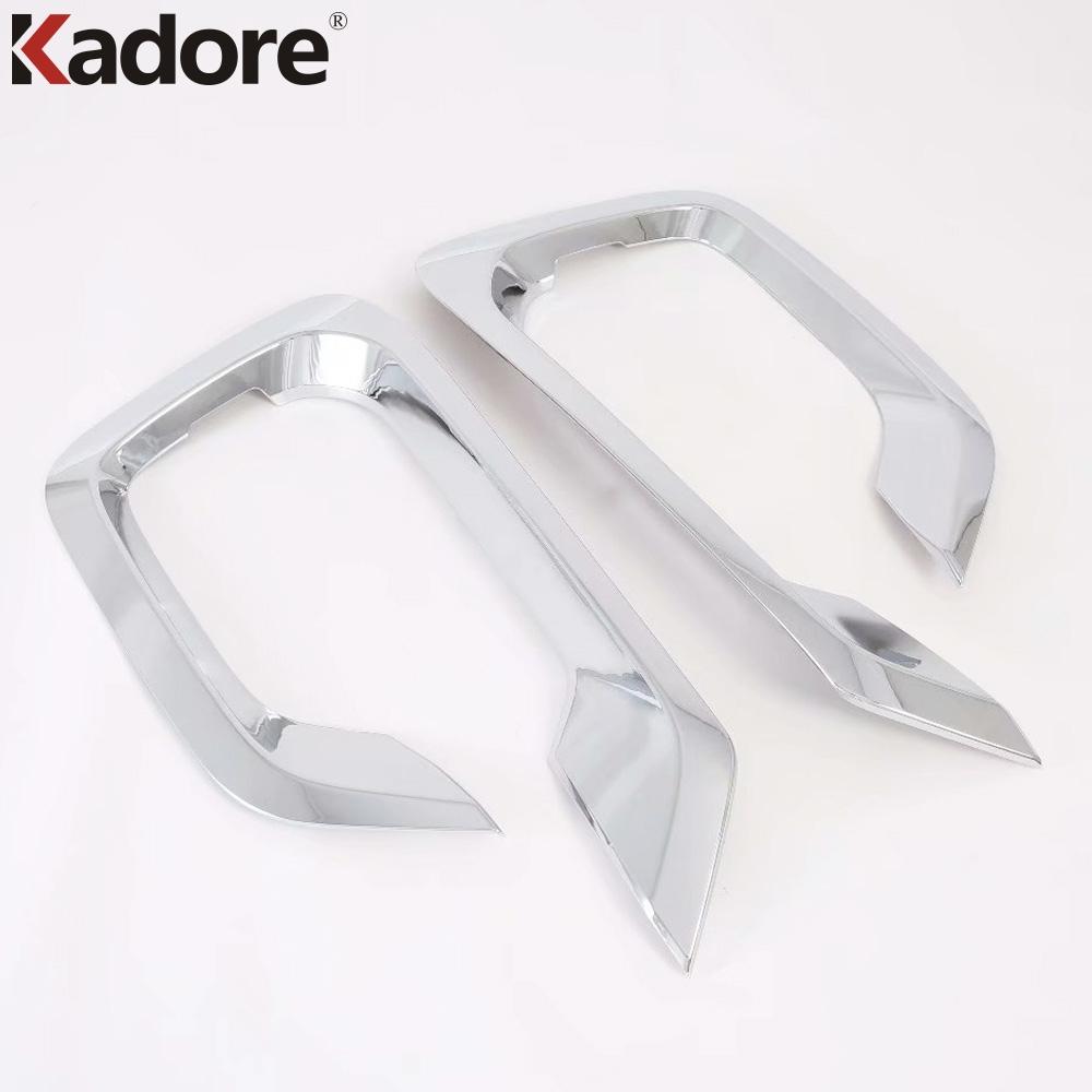 For Hyundai Grand Starex H-1 i800 2018- Carbon Fiber Car Front Fog Light Lamp Cover Trim Foglight Bezel Trims Accessories