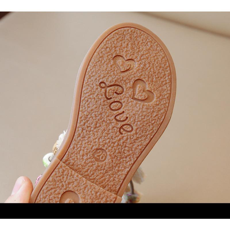 Neue Sommer-Mädchensandalen - Prinzessinnenschuhe im Bohemian-Stil mit weicher Sohle & Quasten für Kleinkinder & kleine Mädchen