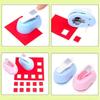 New Stamp Border DIY Punch Stamp Shape Craft Punch Embossing Machine Round Hole Punch Toothed Puncher Embosser DIY Tool