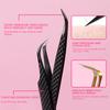 New Design Stainless Steel Make Up Tool Eyelash Extension Tweezers Professional Volume Eyelashes Tweezers Volume Lash Tweezers