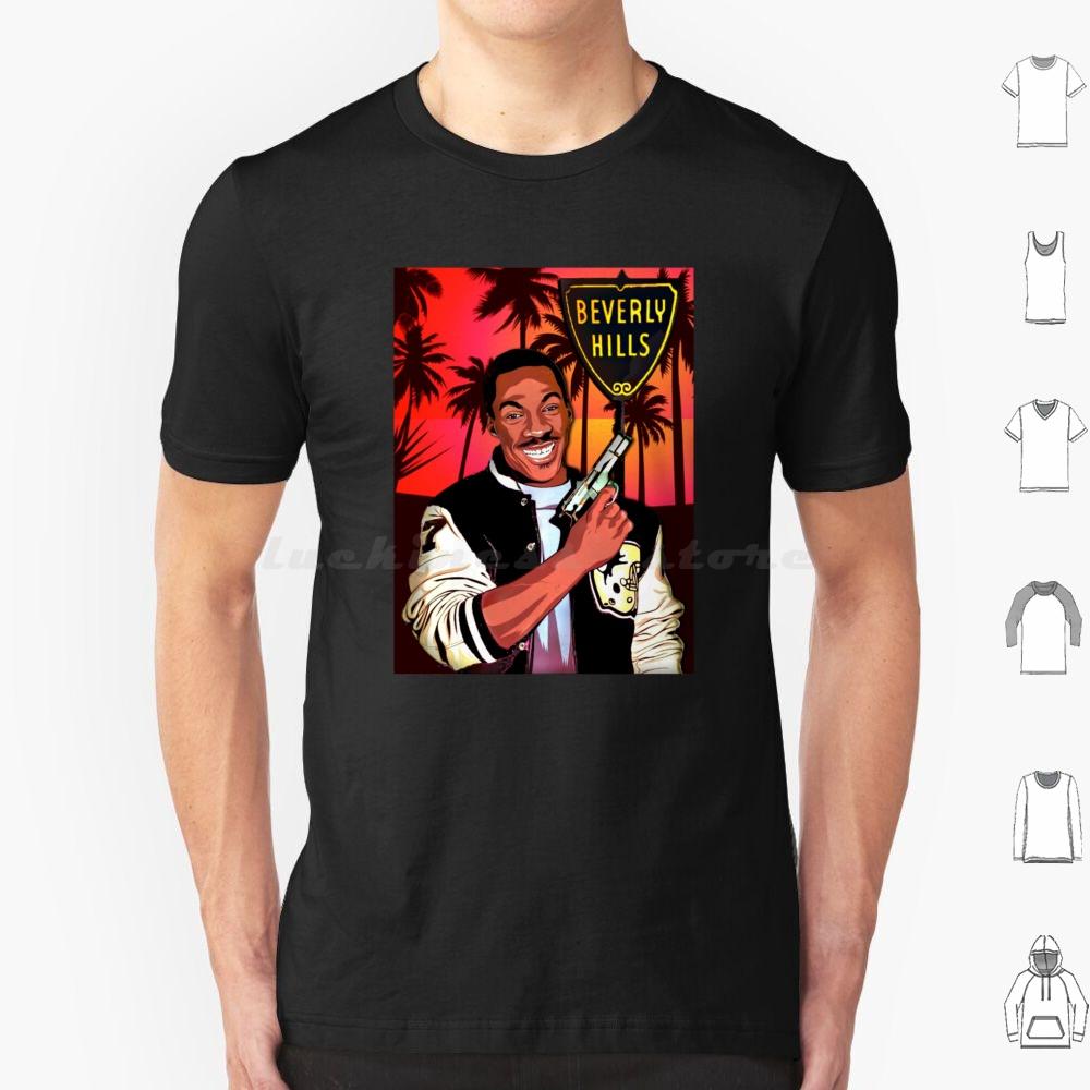Beverly Hills Cop T Shirt Cotton Men Women DIY Print Beverly Hills Cop Eddie Murphy Comedy 80s 90s Film Movies Coming To