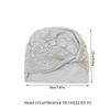 Breathable Chemo Headwear Elastic Beanie Hats Trendy Hijab Cap  for Women