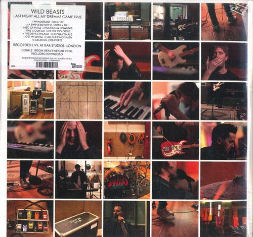 LP Record WILD BEASTS - Last Night All My Dreams Came True DOMDOC002LP Domino Document 2018 UK Rock