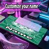 Custom Name Personalized Club Santos Laguna Pattern Mousepad, Laptop PC Desk Mat, Decorative Desk Mat for Home Keyboard Pad Gift