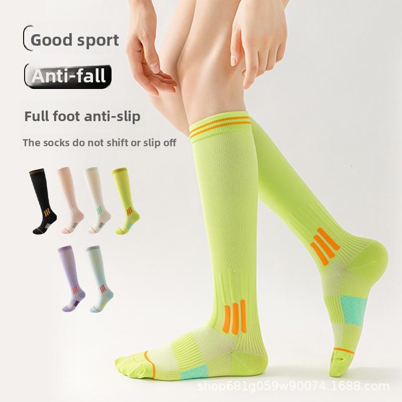 Women's Summer Thin Professional Running Riding Rope Sports Thin Leg Non Slip Calf Socks