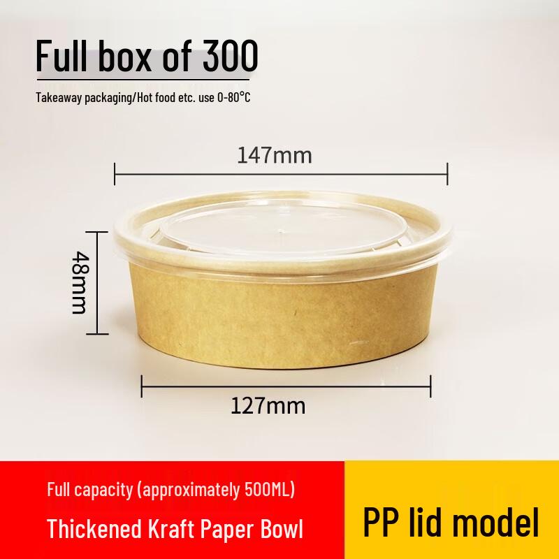 Disposable Sugarcane Pulp Round Meal Box
